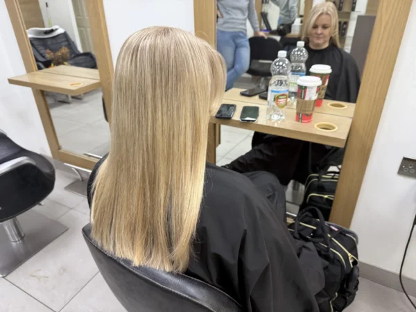 Sun Kissed Blonde Look Created Through Classic Highlights With Even Lift And Soft Natural Movement Hair Culture London