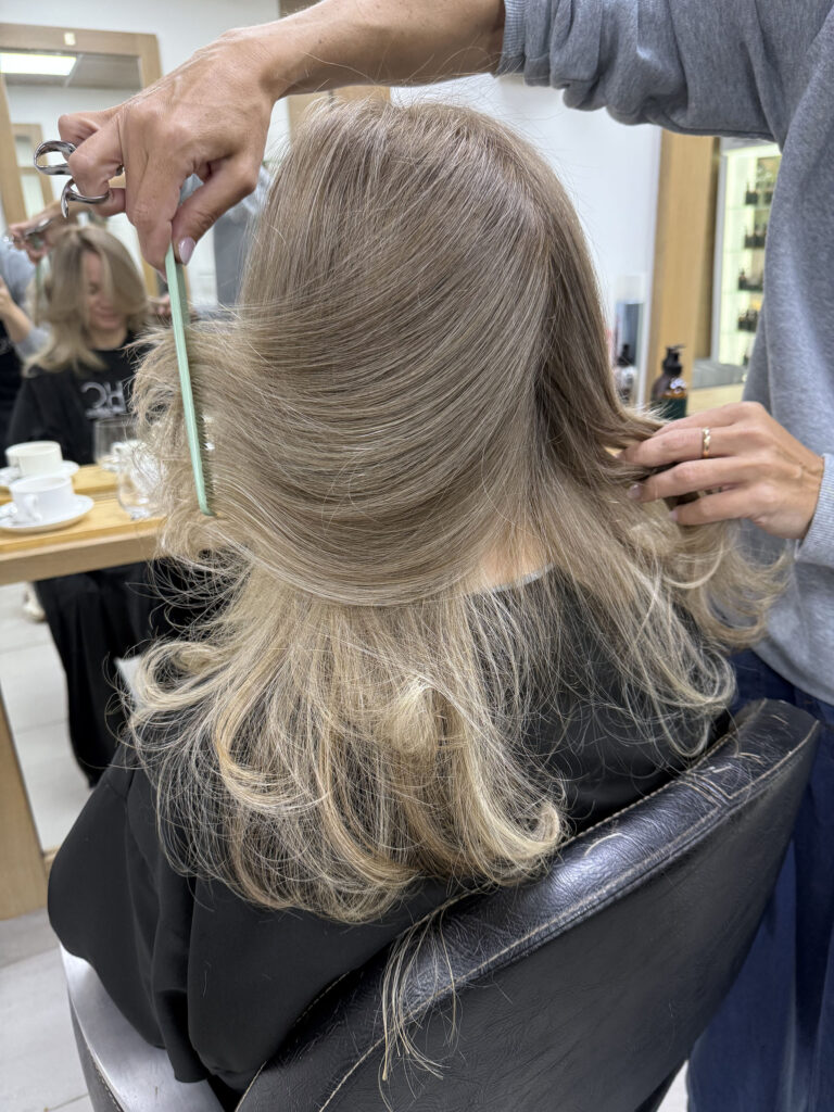 Clean And Polished Blonde Finish With Smooth Transitions From Re